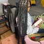 Small Boho knotless twists