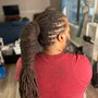 Loc pull/marrying and part straightening