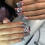 Hand Drawn - Nail Art