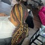 Box Braids Touch Up w/hair included