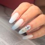 Russian  Manicure + Smart  Pedicure( regular polish)