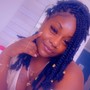 Box braids over locs (see description)