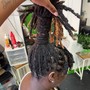 Medium knotless braids