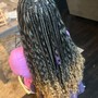 Full Goddess look (Boho braids ) W/Human Curls included