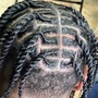 2 Feed In Braids