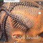 4 Goddess stitch  feed in braids Braids