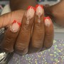 French (all nails)