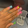 Hand Painted Nails (all nails)