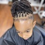 locs wash, retwist , and style