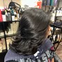 Scalp Massage and Blowout