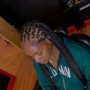 Custom Tribal Braids w/ Knotless Braids