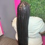 Medium Knotless Braids