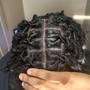 Loc Style + Retwist (Bra Strap or Mid Back Length)