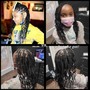 Shaved Individual Locs