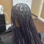 Small knotless goddess braids