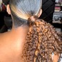 Ponytail with weave