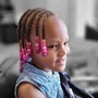 Kids Braids under shoulder length (age 5 and under)