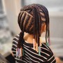 Medium Box Braids