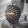 Flat Twists (no hair added)