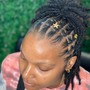 Extended Two Strand Twist Over Short Locs - Bob Length *Hair Included*