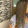 Box braids waist length