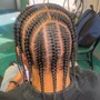 Natural Cornrow Braids