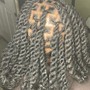 Make My Locs Into Wicks - Short Locs (EAR LENGTH)