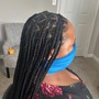 Medium knotless goddess Braids