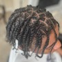 Short knotless braids