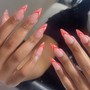 Gel Colored Acrylic Full Set {Short}