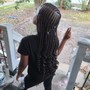 Straight back feed-in Braids