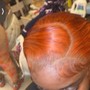 Frontal lace wig install