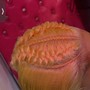 Add-on. Braids on frontals. Eg. butterfly braid / fish braid