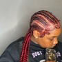 Jumbo knottless braids