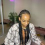 Boho knotless braids small size X-Pression Braiding Hair Included