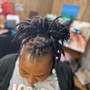 Loc retwist (half way of back)