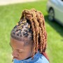 Loc retwist (ear length)