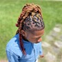 Loc retwist (half way of back)