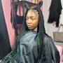 Butt length box Braids