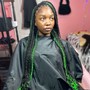 Butt length box Braids