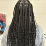 Large Knotless Individual Braids