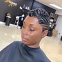 Natural Hair Silk Press, Protein Treatment & Style