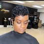 Natural Hair Silk Press, Protein Treatment & Style