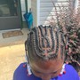 Kid's Braids with beads