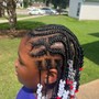 Kid's Braids with beads