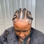 6 feed in braids