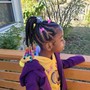 Kids braids with weave