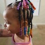 Natural braids with beads