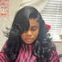 Lace Closure Sew In (glue method)