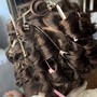 Bridal Sew in/ Curls